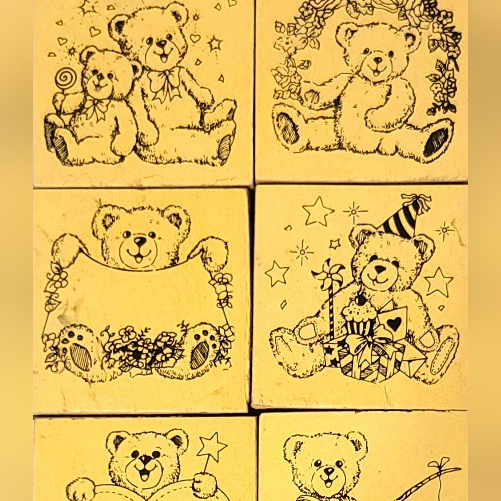 Cute All Occasions Bear Stamps